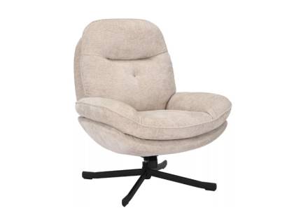 Fotoliu HARPER rotativ, confortabil, material textil 73x77xH86cm