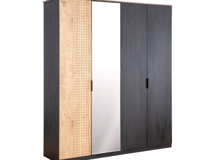 Dulap cu 4 usi BLACK