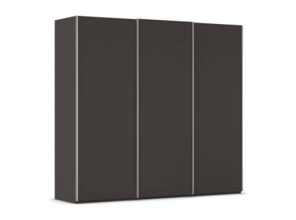 Dulap cu usi glisante TARO 242x223x69cm grafit, maner aluminiu