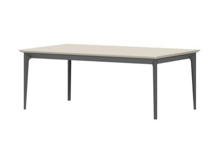 Masuta de cafea REGENT 110x65x42cm pepper white, picioare si cadru antracit