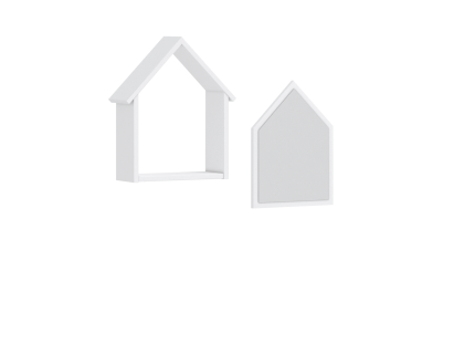  Set raft + oglinda MONTES WHITE