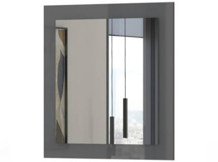 Oglinda ONYX 78x82cm antracit lucios/ nuc Pacific