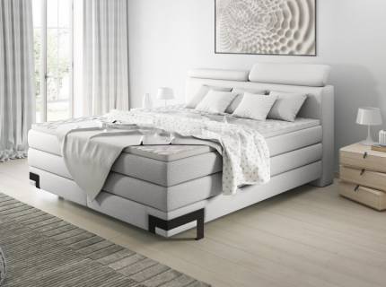 Pat Boxspring cu spatiu pentru depozitare KANO 140/ 160/ 180cm personalizabil