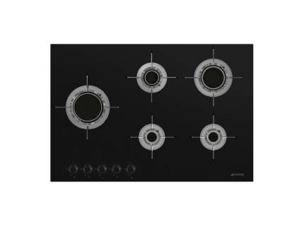 Plita incorporabila vitroceramica pe gaz Smeg Dolce Stil Novo PVL675LCN, 75 cm, negru