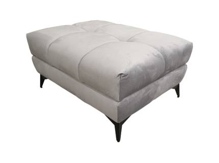 Taburet PARIS X cu picioare negre, personalizabil 97x75xH48cm