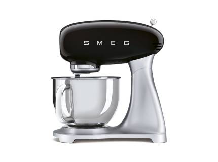 Mixer de blat retro Smeg SMF02BLEU, negru