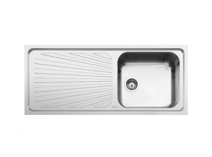 Chiuveta de bucatarie Smeg SGE116.1S, 116cm, inox