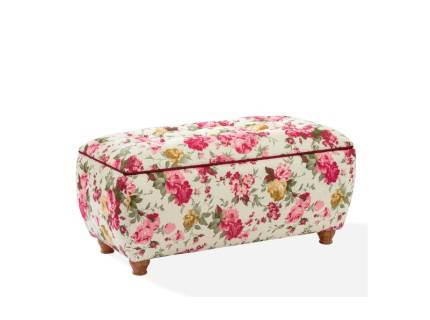 Taburet mare cu flori 