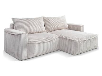 Coltar extensibil LILLY cu lada pentru depozitare, personalizabil 242x160cm