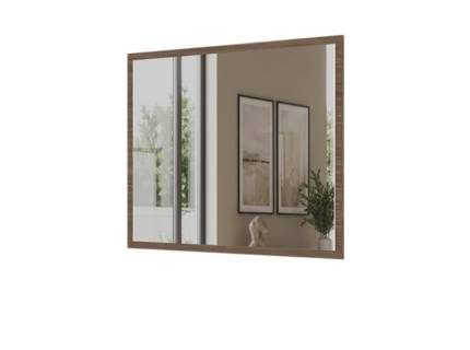 Oglinda LEFT 115x97x2cm cu rama Lincoln Walnut 