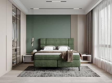 Pat boxspring LUCIO 140/ 160/ 180cm personalizabil