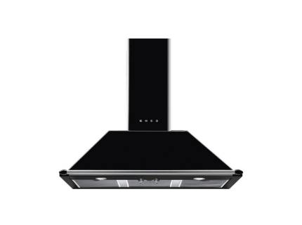 Hota semineu Smeg Victoria KT100BLE, 100 cm, negru